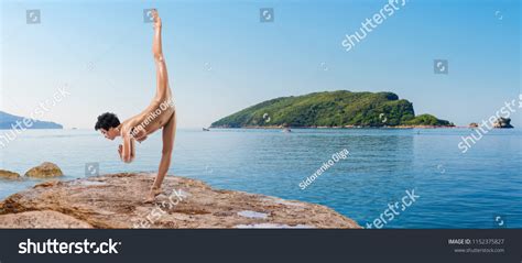 Beautiful Naked Woman Practicing Yoga Poses Stock Photo 1152375827 Shutterstock