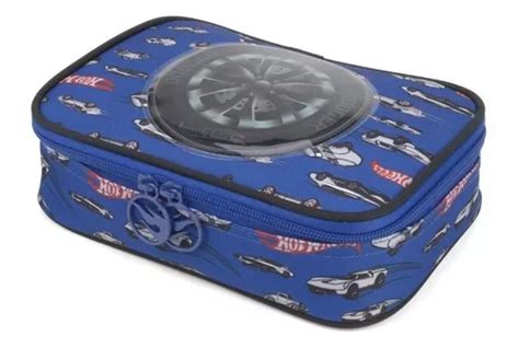 Estojo Luxcel Hot Wheels Azul Ei Hw Un MercadoLivre