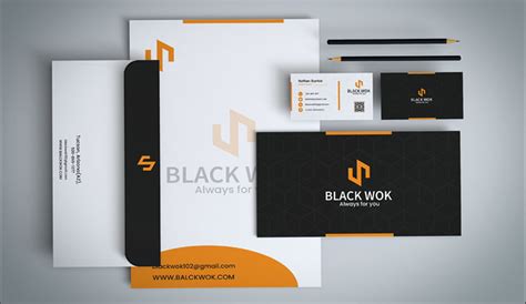 Business Card Presentation Folder Brand Identity | Legiit