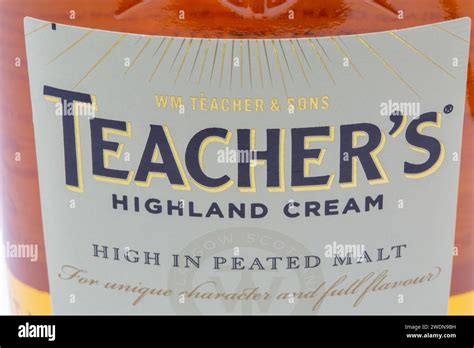 Kyiv, Ukraine - December 04, 2022: Teacher's Highland Cream Scotch ...