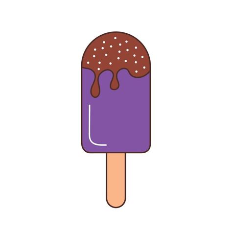 Purple Ice Cream Stick 11035267 Vector Art At Vecteezy