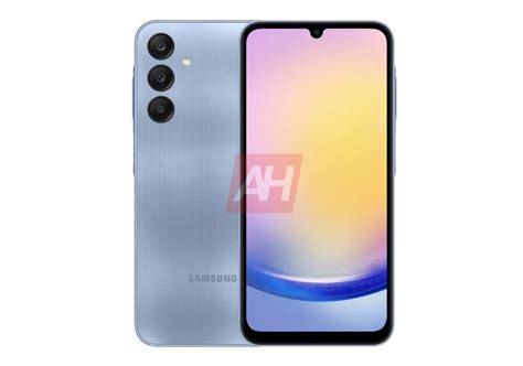 Samsung Galaxy A25 5G продемонстрирован на изображениях в четырех цветах