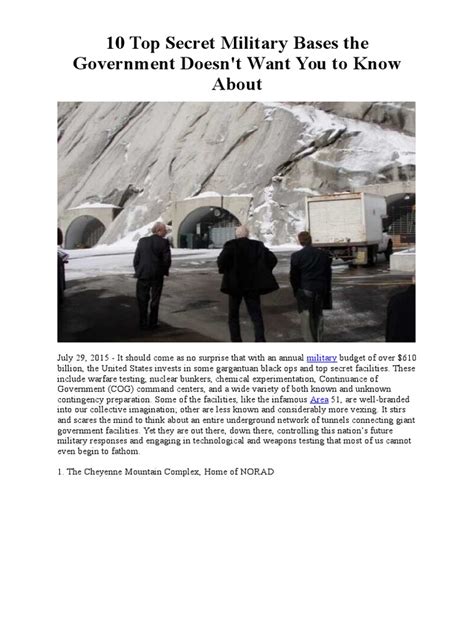 10 Top Secret Military Bases Your Government Don't Want You To Know ...