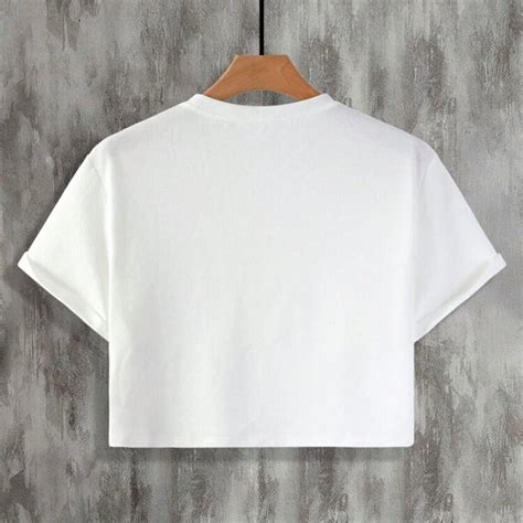 Unisex Crop Top White Crop T Shirt Mesh Tee Etsy