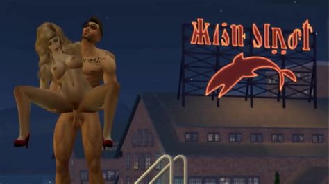 Hunky Sims Sexy Stud Got Blowjob On The Rooftop By His Horny Blonde Girlfriend Sensual