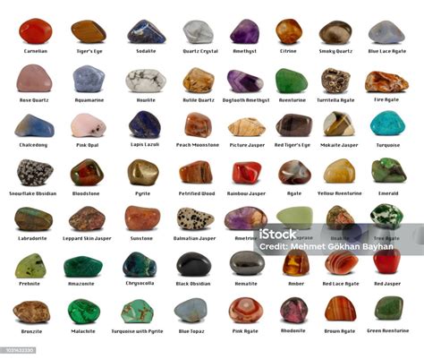 Imagem De Pedras Preciosas - Foto de Pedras Preciosas Com Nomes Isolados No Branco e mais fotos de ...