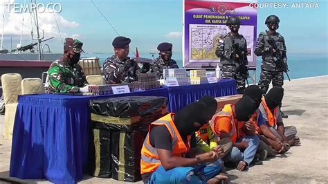 Guskamla Koarmada I Gagalkan Penyelundupan Rokok Tanpa Cukai Video