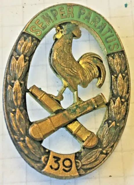 Insigne Militaire Artillerie Regiment D Artillerie Drago Paris