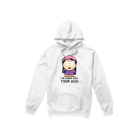 South Park I m Gonna Kick Your Ass Blanc Vêtements Sweats 39 45