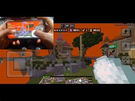 Handcam Of Minecraft Hive Skywars On New Touch Controls YouTube