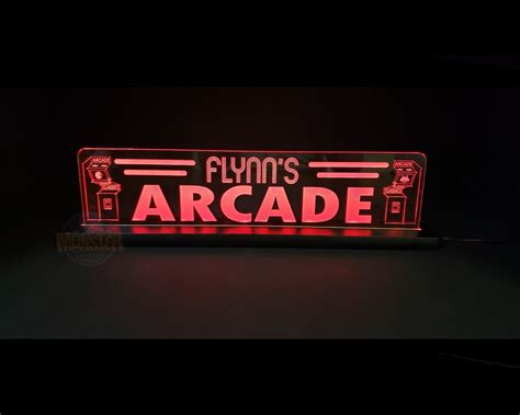 Custom Personalized Arcade Game Room Led Neon Acrylic Sign Etsy