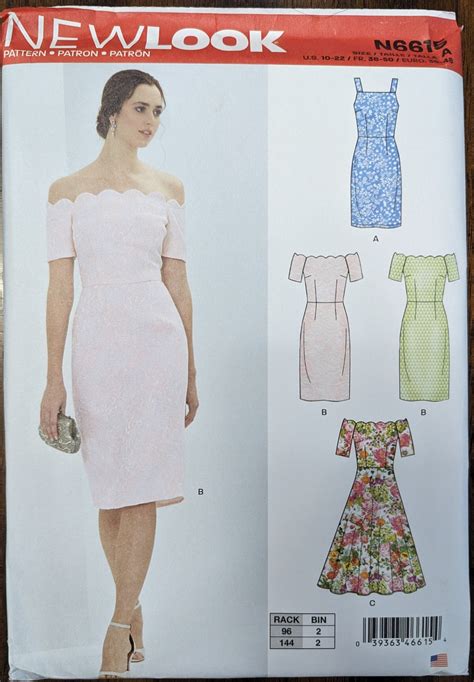 Uncut New Look Sewing Pattern N6615 For Misses And Misses Plus Size