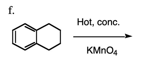 Solved F Hot Conc Kmno Chegg
