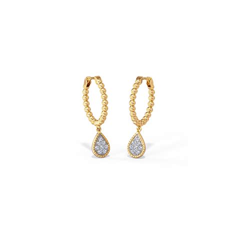 Buy Adinra Diamond Hoop Earrings Online Caratlane