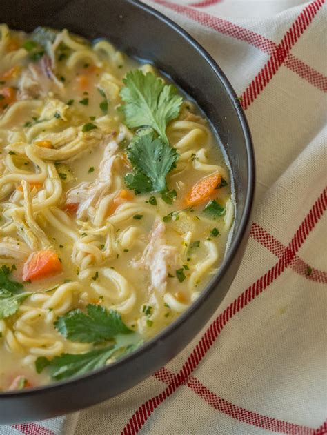 Asian Chicken Noodle Soup Tomatoes