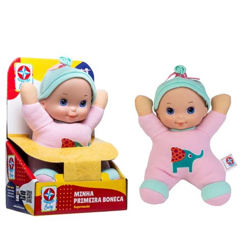Minha Primeira Boneca - Minha Primeira Boneca Estrela Baby Com Corpo Fofinho Para Bebês 3 ...