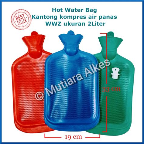 Jual MUTIARA ALKES Hot Water Bag Kantong Kompres Air Panas WWZ Ukuran 2Liter Shopee Indonesia