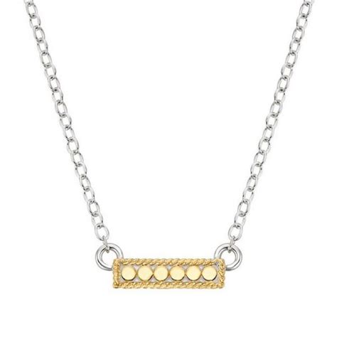 Anna Beck Mini Bar Reversible Necklace Gold And Silver Lili Grace