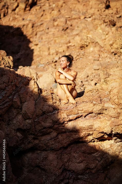 Naked Woman In The Desert Stock Photo Adobe Stock