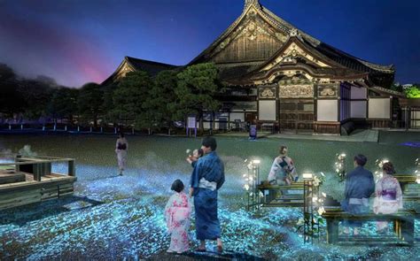 Naked Meets Nijo Castle A Summer Flow Of Light Stripes Japan