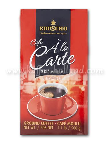 Eduscho Caf La Carte Premium Strong Gemalen Kaffee Holland