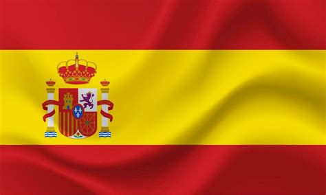 vector flag  spain spanish banner flag illustration official