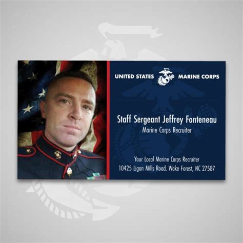 Usmc Recruiter Business Cards Vink Signs Designs