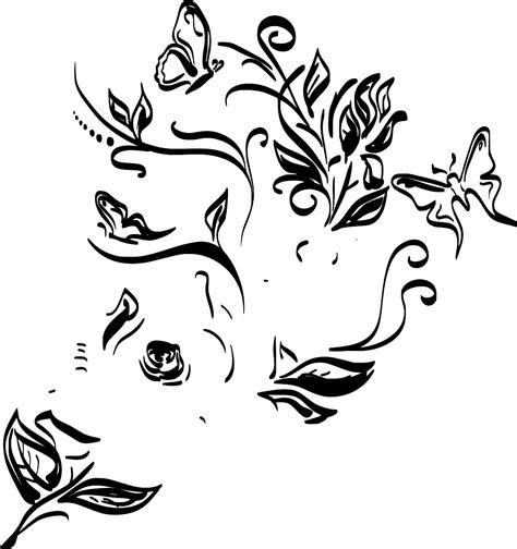 SVG > bloom roses drawing blossom - Free SVG Image & Icon. | SVG Silh