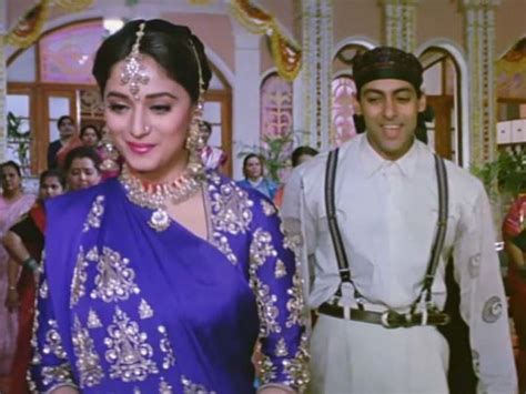 madhuri dixit rejected hum saath saath hain   salman khan