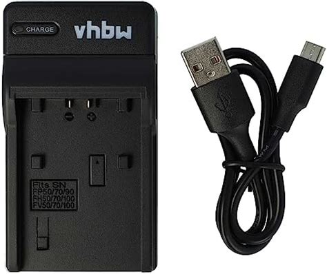 Vhbw Cargador De Bater A Usb Compatible Con Sony Handycam Dcr Sr E