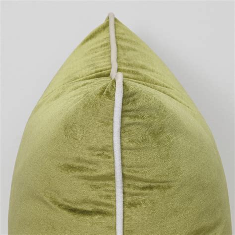Oasis Green Velvet Cushion