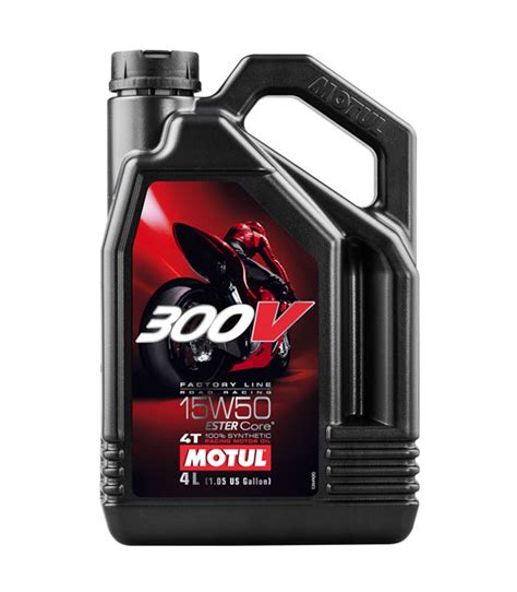 Моторное масло для мотоцикла Motul 300V 15W-50 1L/4L купить в Москве