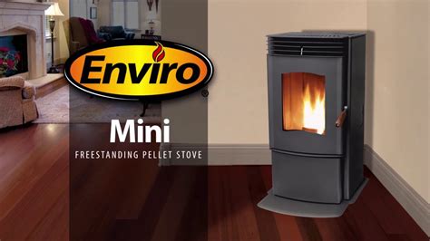 Mini Enviro Pellet Freestanding Stove Youtube