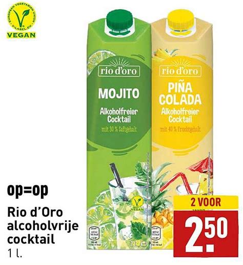 Rio D Oro Alcoholvrije Cocktail Aanbieding Bij Aldi Folders Nl