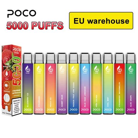 Puff Eu Usa Warehouse Vape Poco 5000 Puffs Huge Original Mesh Coil Disposable Vape Pen