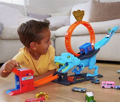 Mattel Hot Wheels City T Rex Chomp Down Priser