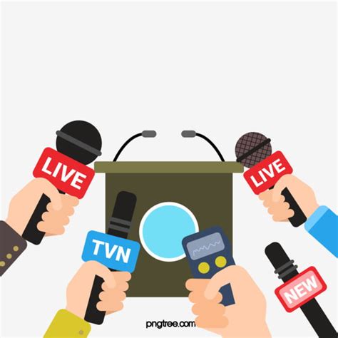 Media News Clipart Transparent PNG Hd, Media Interview News ...