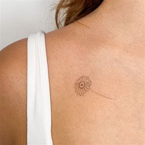 Daisy Tattoo Etsy