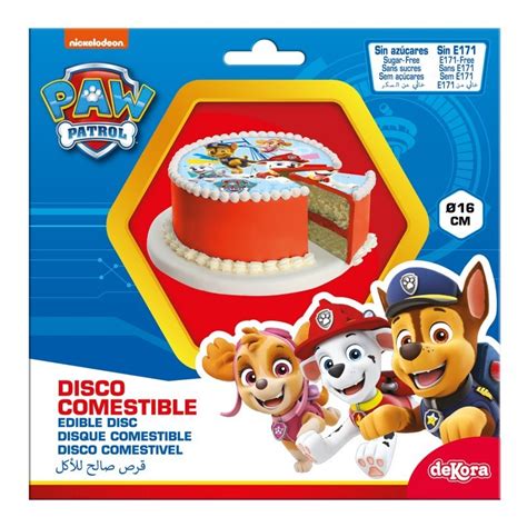 Disque Comestible Pat Patrouille