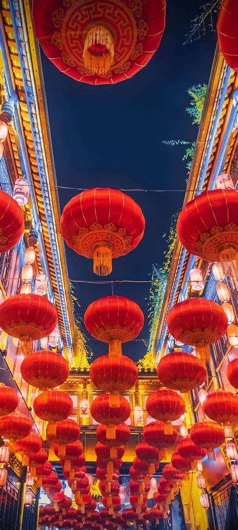 Lantern Festival Wallpaper 4k Chinese New Year China Lanterns