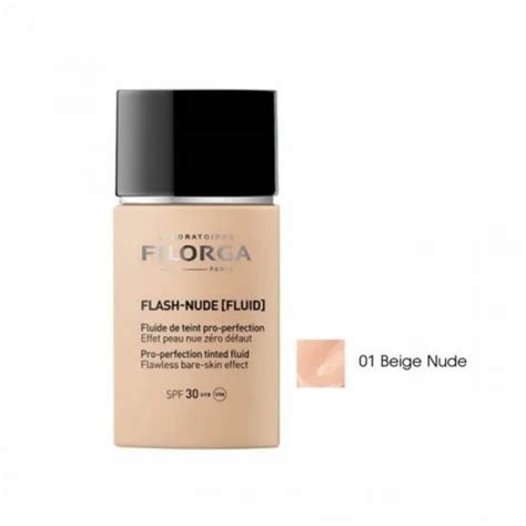 Fond De Teint Fluide FILORGA FLASH NUDE FLUID TEINT PRO PERFECTION SPF30 01 BEIGE 30ML