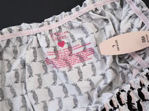 New Victoria S Secret Vtg Cotton Lingerie Ruffle Gem