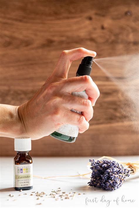Easy DIY Lavender Spray | First Day of Home