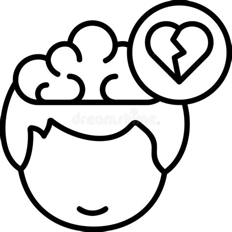 Heartbreak Vector Icon Design Stock Vector Illustration Of Loss