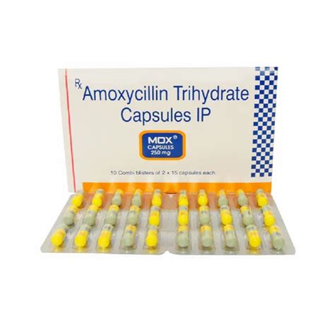 Amoxycillin Mg Caps At Rs Stripe Antibiotic Medicines In