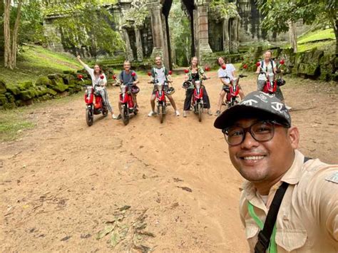 Desde Siem Reap recorrido en bicicleta eléctrica por los templos y el