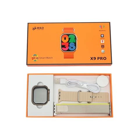 X9 Pro Smart Watch 2.02" Super AMOLED + 2 Straps Silicone