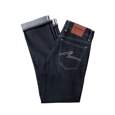 Jual Transworld Celana Denim Selvedge Accent Oz Kaku Black Indigo