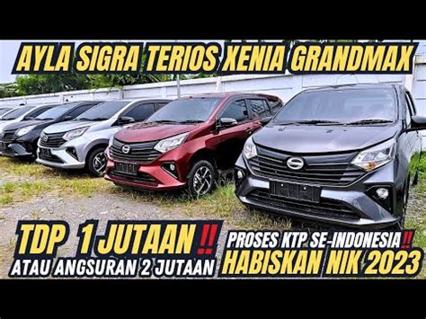 Habiskan Nik Daihatsu Kasih Promo Gila Tdp Jutaan Angsuran