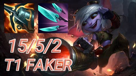 T1 Faker Tristana Mid VS Zed KR Diamond Patch 13 15 YouTube